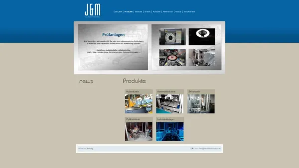 Website Screenshot: J&M Maschinenbau GmbH - Produkte - JM Maschinenbau - Bleiburg - Date: 2023-06-23 12:04:20