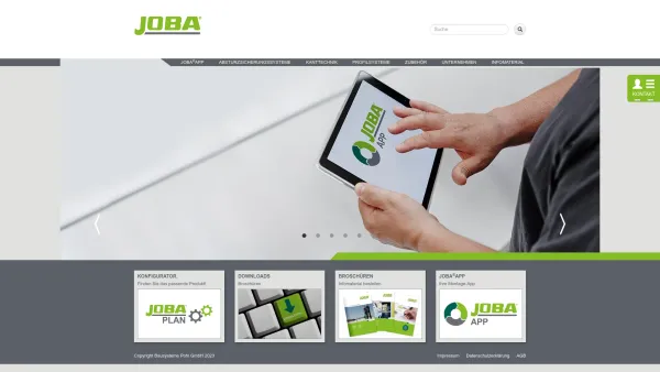 Website Screenshot: Joba® Österreich - Joba - Date: 2023-06-14 10:41:01