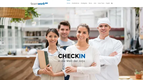 Website Screenshot: teamwork one - Personalvermittlung Gastronomie - Executive Search - Teamwork One - Date: 2023-06-14 10:41:01