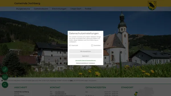 Website Screenshot: Gemeindeamt Jochberg RiS-Kommunal - Jochberg - GEM2GO WEB - Startseite - Date: 2023-06-23 12:04:20