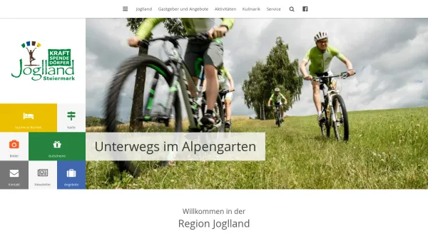 Website Screenshot: Tourismusverband Oststeiermark Geschäftsstelle Region Joglland-Waldheimat - Joglland / Region Joglland - Waldheimat - Date: 2023-06-26 10:26:27