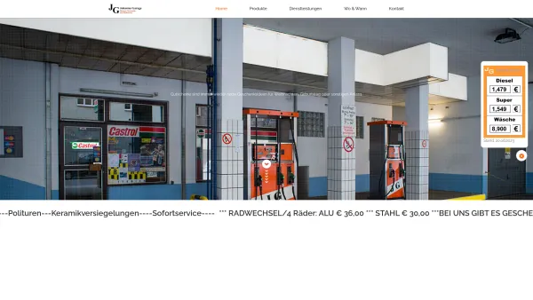 Website Screenshot: Tankstelle Johanna-Garage - Johanna Garage - Date: 2023-06-23 12:04:20