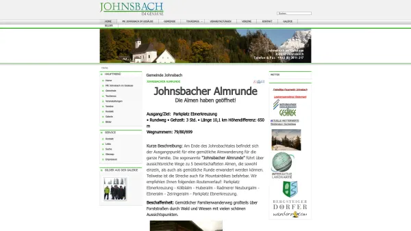Website Screenshot: Gemeindeamt Gemeinde Johnsbach Steiermark Austria - Gemeinde Johnsbach - Date: 2023-06-23 12:04:20