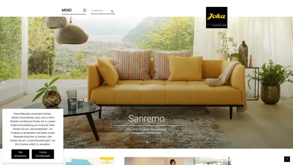 Website Screenshot: bei JOKA - Designmöbel vom Möbelhersteller aus Österreich - JOKA - Date: 2023-06-23 12:04:20