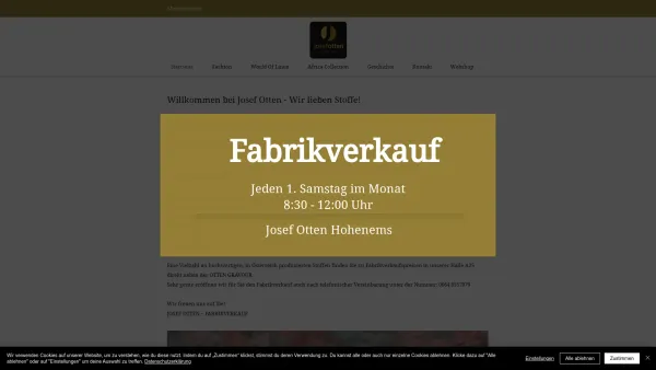 Website Screenshot: Josef Otten - Start | Josef Otten GmbH & Co KG - Date: 2023-06-14 10:41:01