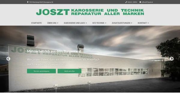 Website Screenshot: Walter Michael JOSZT Karosserie und Technik [ Reparatur aller Marken - Meisterbetrieb | Joszt Karosserie und Technik - Date: 2023-06-14 10:41:01
