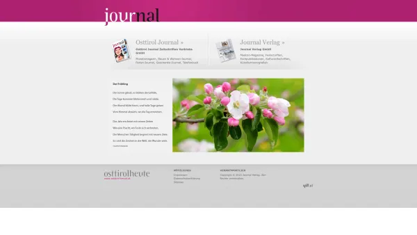 Website Screenshot: Journal Verlag Der Profi für Ihren Werbe und Internetauftritt - Journal Verlag - Startseite - Date: 2023-06-23 12:04:22