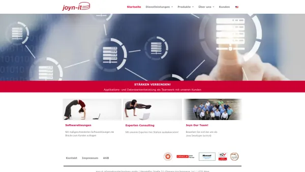 Website Screenshot: joyn-it informationstechnologie gmbh - Date: 2023-06-23 12:04:22