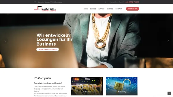 Website Screenshot: JT-Computer - Ihre IT-Experten aus dem Burgenland, Eisenstadt - JT-Computer - Date: 2023-06-23 12:04:22