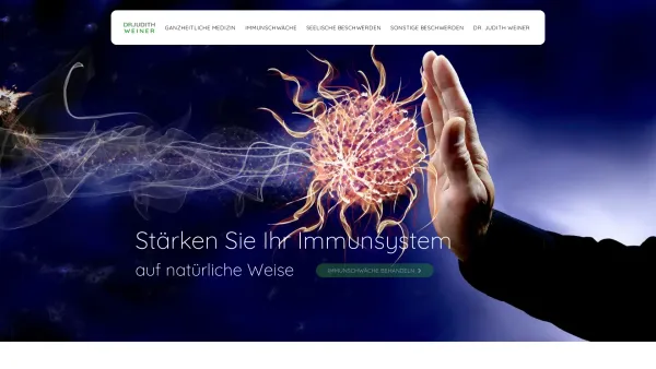 Website Screenshot: Dr. Judith Weiner - Ganzheitliche Medizin Wien - Warum Sie so effektiv ist - Dr. Judith Weiner - Date: 2023-06-14 10:46:43