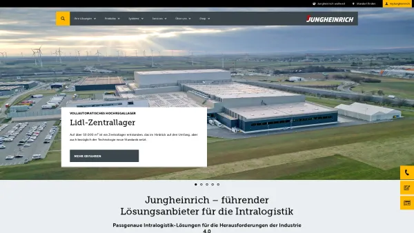 Website Screenshot: Jungheinrich Austria Vertriebsges.m.b.H. - Intralogistik 4.0 aus einer Hand| Jungheinrich - Date: 2023-06-14 10:41:01