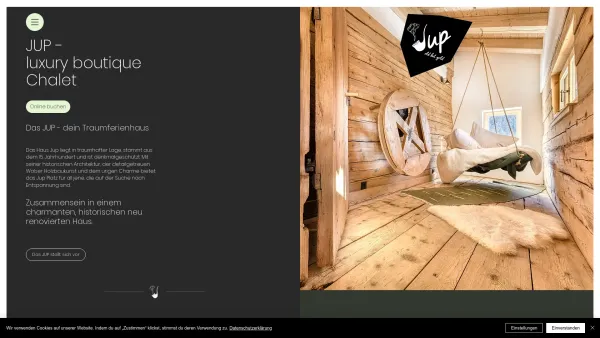 Website Screenshot: Ferienhaus Jup - JUP - a luxury boutique chalet, Warth am Arlberg, Österreich, Ferienhaus - Date: 2023-06-26 10:26:27