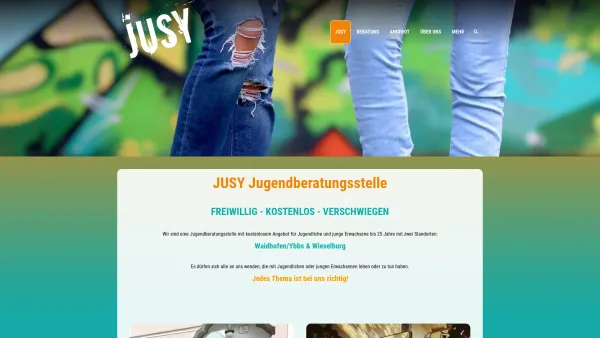 Website Screenshot: Jusy Jugendservice Ybbstal - Jusy | Jusy - Date: 2023-06-14 10:41:03