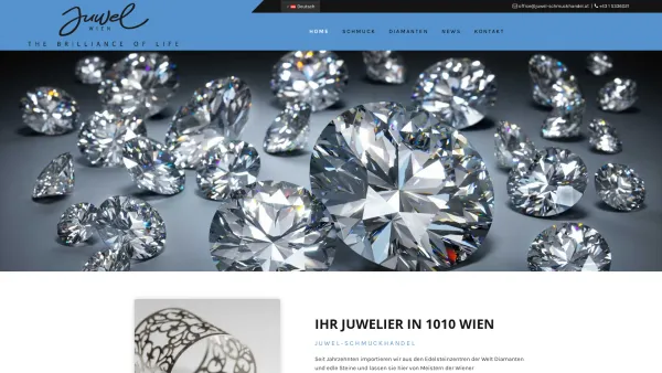 Website Screenshot: JUWEL Schmuckhandel Naar GmbH - Juwel-Schmuckhandel - Ihr Juwelier in 1010 Wien - Date: 2023-06-14 10:41:03