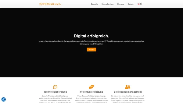 Website Screenshot: people need solutions GmbH - Steszgal IT – Technologieberatung | Projektunterstützung | Beteiligungsmanagement - Date: 2023-06-23 12:04:25