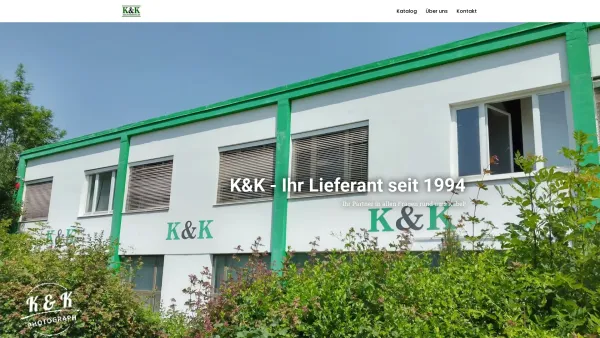 Website Screenshot: K&K Kabel und Kunststoffhandel GmbH - Kabel- und Kunststoffhandel GmbH - Date: 2023-06-23 12:04:28