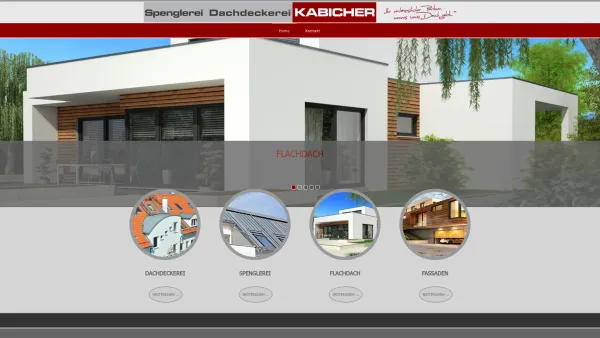 Website Screenshot: Ing. Norbert Spenglerei Norbert Kabicher - Spenglerei Dachdeckerei Kabicher - Date: 2023-06-23 12:04:28