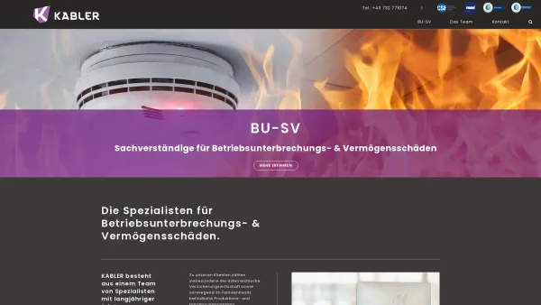 Website Screenshot: KABLER Consulting GmbH - KABLER Consulting GmbH – Business Insurance Consulting & Financial Advisory - Date: 2023-06-23 12:04:28