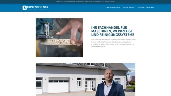 Website Screenshot: Hirtenfellner GmbH & CO KG - Hirtenfellner – Steiermarks lokaler Fachhandel für Maschinen, Werkzeuge, Reinigungssysteme und vieles mehr! - Date: 2023-06-15 16:02:34