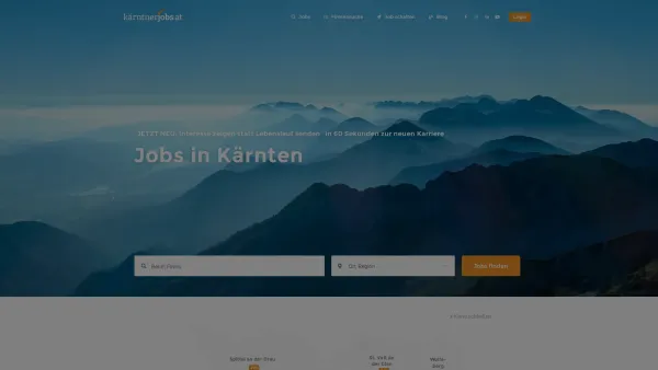 Website Screenshot: kärntnerjobs.at - Jobs in Kärnten | kärntnerjobs.at ® - Date: 2023-06-26 10:26:27