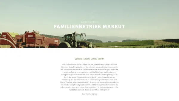 Website Screenshot: Jäger-Markut Gemüseernte und vertriebs KEG - Markut - Date: 2023-06-14 10:37:55