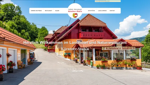Website Screenshot: Kärntner Stubn Hotel Restaurant Gesellschaft Index - Home - Hotel Restaurant Kärntnerstubn - Date: 2023-06-15 16:02:34