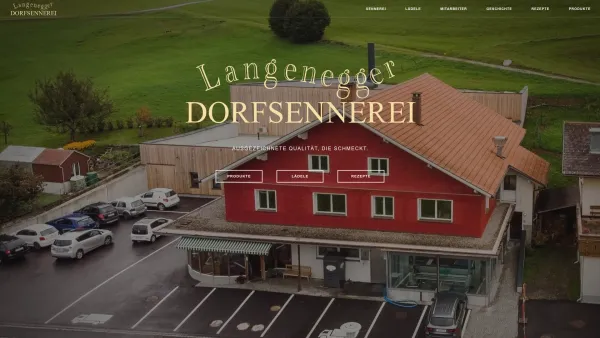 Website Screenshot: Dorfsennerei Langenegg - Dorfsennerei Langenegg | Dorfsennerei Langenegg - Date: 2023-06-23 12:04:28