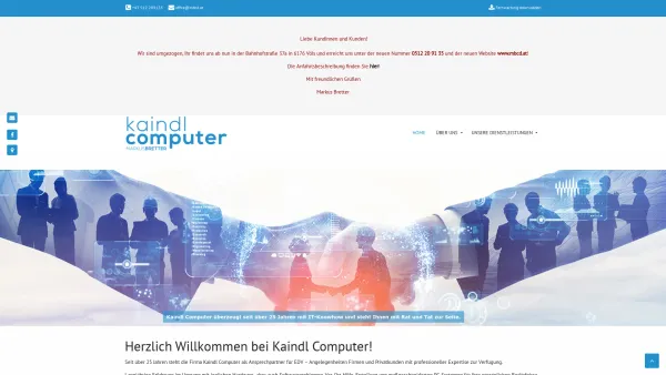 Website Screenshot: A.Kaindl Computer - Kaindl Computer – Computer-Services | Notebook-Reparaturen | EDV-Consulting – Innsbruck | Tirol - Home - Date: 2023-06-15 16:02:34
