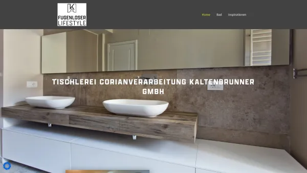 Website Screenshot: Tischlerei Kaltenbrunner GmbH - Kaltenbrunner GmbH - Date: 2023-06-14 10:41:04