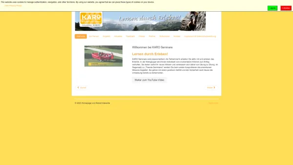 Website Screenshot: KARO Kommunikation Robert Kalwoda - Startseite - Date: 2023-06-23 12:04:31
