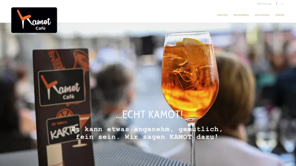 Website Screenshot: Cafe KAMOT GmbH Nfg jazzkeller kamot. - KAMOT Café - Frühstück, Mittagsmenüs & Afterwork in Klagenfurt - Date: 2023-06-23 12:04:34