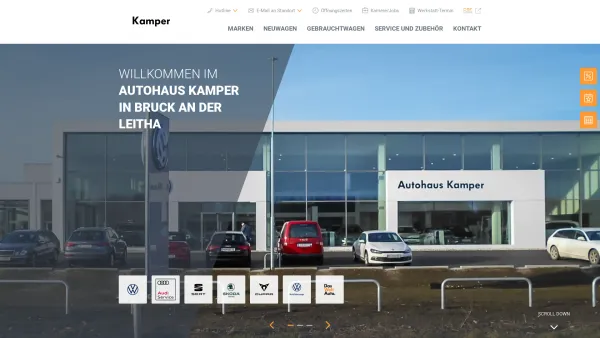 Website Screenshot: Autohaus Kamper GmbH - Autohaus Kamper GmbH - Date: 2023-06-14 10:41:04