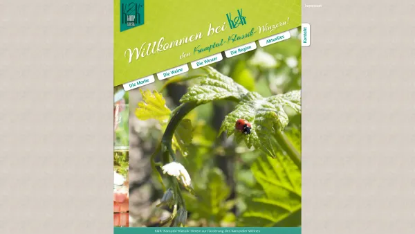 Website Screenshot: K&K Kamptal Klassik - Herzlich Willkommen • K&K Kamptal Klassik - Date: 2023-06-23 12:04:34