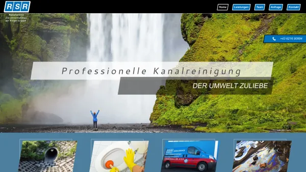 Website Screenshot: RSR Rohstoff-Recycling GmbH - Kanalservice Salzburg - Date: 2023-06-23 12:04:34