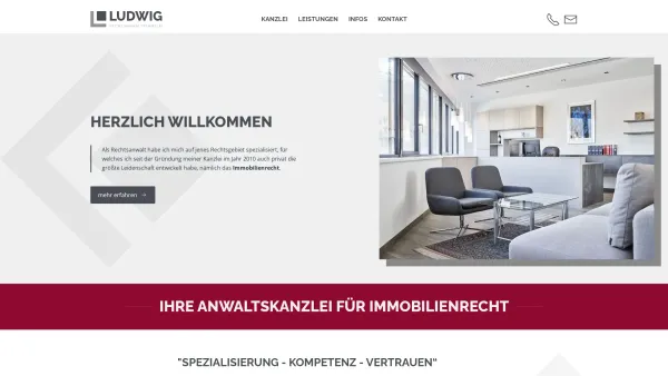 Website Screenshot: Rechtsanwalt Mag. Daniel Ludwig Schwaz, Tirol - Kanzlei Ludwig: Anwalt für Immobilienrecht in Schwaz - Date: 2023-06-23 12:04:34