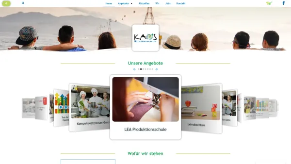 Website Screenshot: Kaos Bildungsservice - KAOS Bildungsservice - Wir bilden Tirol. - Date: 2023-06-23 12:04:34