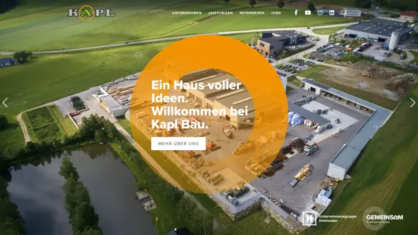 Website Screenshot: Kapl Bau GmbH - Startseite | Kapl Bau GmbH - Date: 2023-06-23 12:04:34