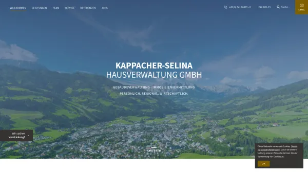 Website Screenshot: Kappacher Immobilien - ☎ +43 6412 60720, Kappacher Immobilien St. Johann im Pongau - Date: 2023-06-23 12:04:34