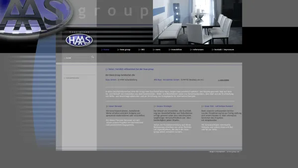 Website Screenshot: Unternehmensgruppe Haas Kapsreiter Schärding Schaerding Immobilien Baugrund Bauunternehmen - || Haas Group || - Date: 2023-06-23 12:04:37