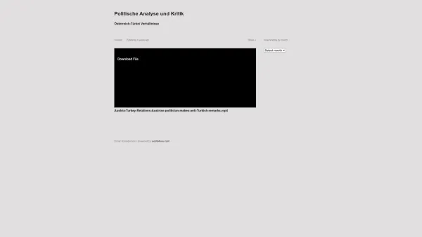 Website Screenshot: Karaduman Intro - Politische Analysen - Date: 2023-06-23 12:04:37