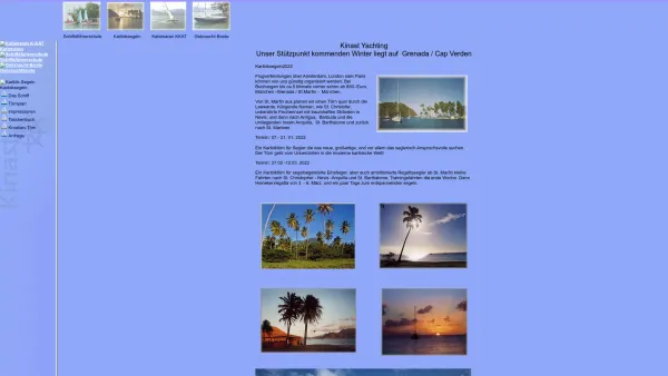 Website Screenshot: Segel-Surfschule Kinast Yachting - Kinast Yachting - Date: 2023-06-23 12:04:37
