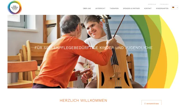 Website Screenshot: Karl-Schubert-Schule Bildungsstätte f seelenpflegebedürftige Kinder KARL SCHUBERT SCHUILE - Karl Schubert Schule - Date: 2023-06-23 12:04:37