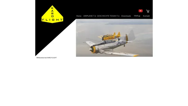 Website Screenshot: KARO FLIGHT FLUGSCHULE FLUGZEUG CHARTERING - Home - Date: 2023-06-23 12:04:37
