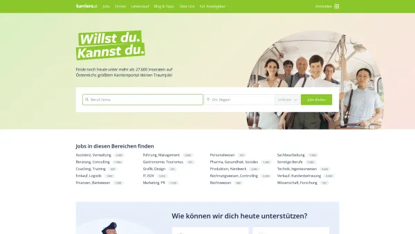 Website Screenshot: karriere.at Informationsdienstleistung GmbH - karriere.at: Jobs - Jobsuche - Jobbörse - Stellenangebote - Date: 2023-06-23 12:04:40