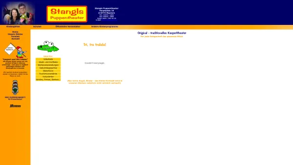 Website Screenshot: Stangls Puppentheater - Stangls Puppentheater - Date: 2023-06-23 12:04:40