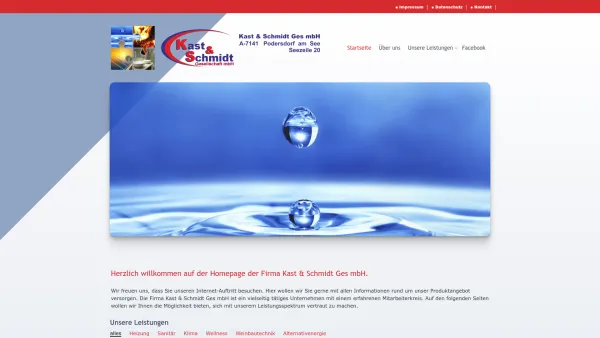 Website Screenshot: Kast Schmidt GmbH - Startseite - Date: 2023-06-23 12:04:40