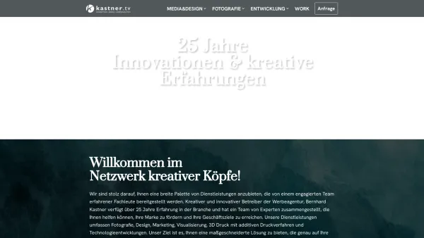Website Screenshot: KASTNER new media - KASTNER MEDIA - Werbeagentur Bernhard Kastner - Date: 2023-06-23 12:04:40
