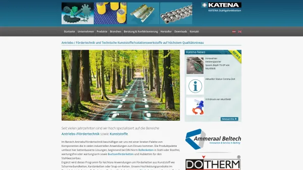 Website Screenshot: bei Katena - Katena Stahlgelenkketten HGmbH - Date: 2023-06-23 12:04:40