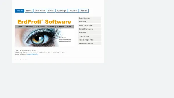 Website Screenshot: Katherl Software GmbH - Startseite - erdprofis Webseite! - Date: 2023-06-23 12:04:40