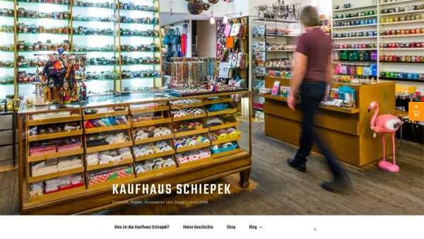 Website Screenshot: Kaufhaus Schiepek - Willkommen im Kaufhaus Schiepek - Kaufhaus Schiepek - Date: 2023-06-14 10:37:07
